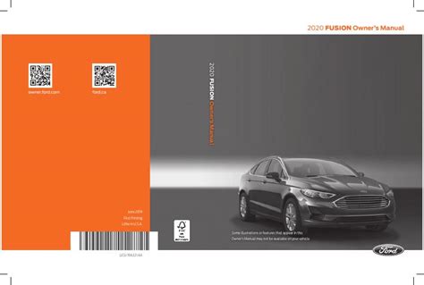 2020 ford fusion owners manual